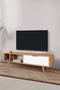 Hanah Home Venüs 3644 Soporte para TV Nogal y Blanco